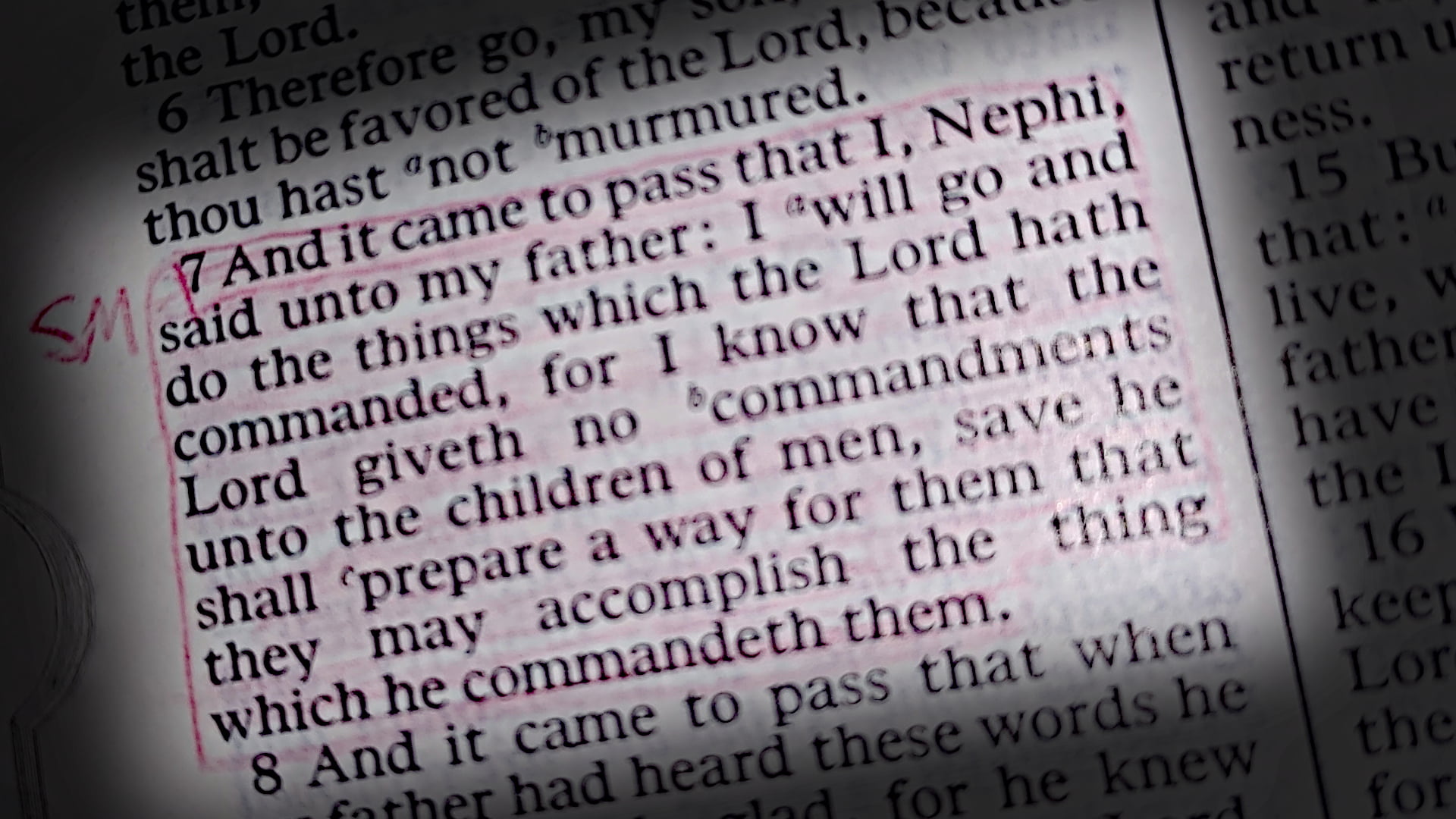 1 Nephi 3:7, Easily Keep the Commandments